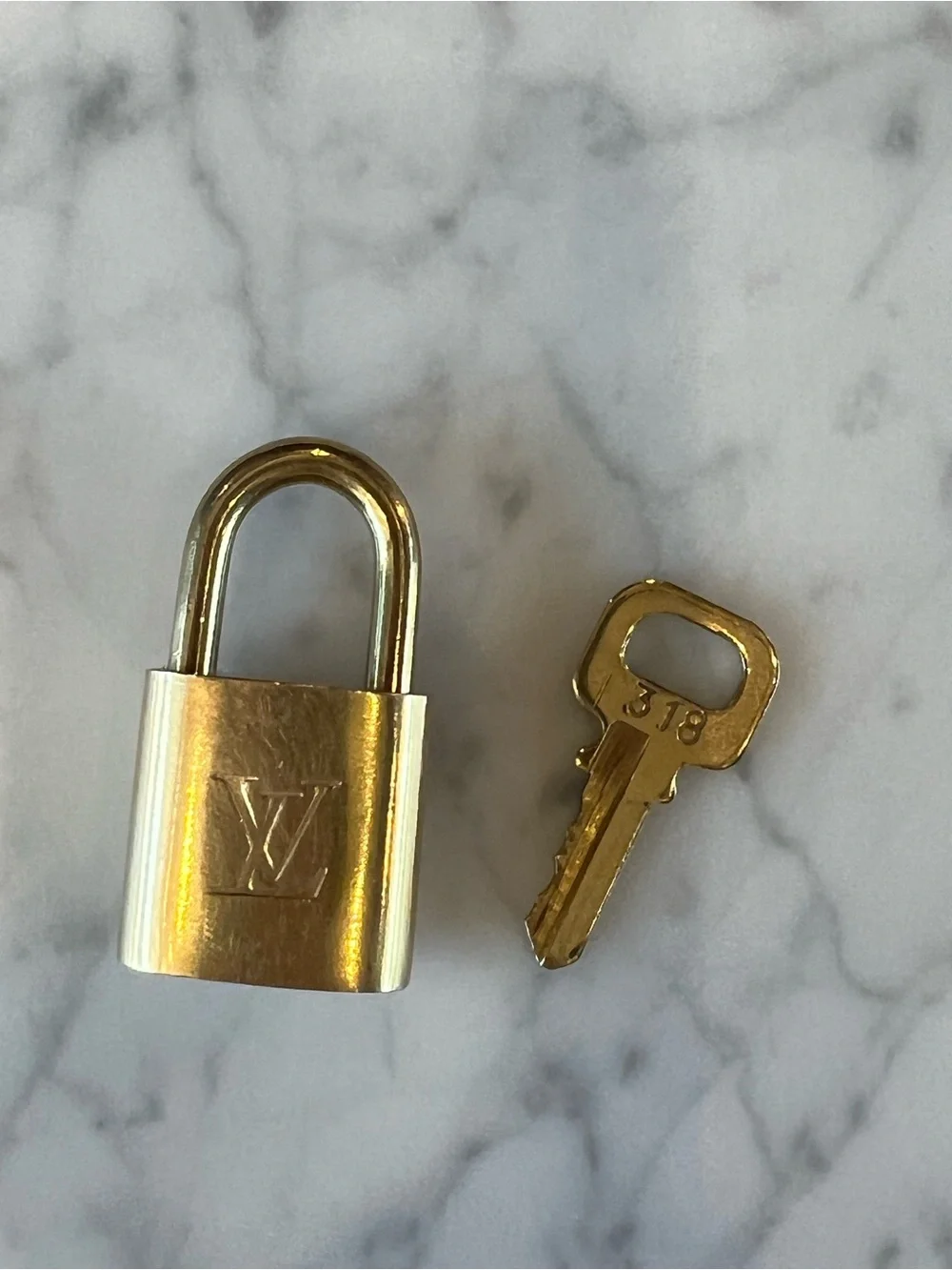 Louis Vuitton lock and key #318